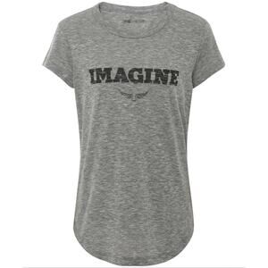 Zadig & Voltaire Woop Imagine Gray Grey T-Shirt Tee Top- Size XS - New with Tags
